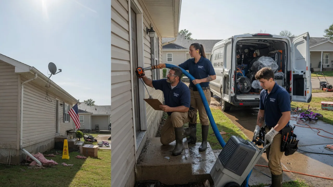 Ceiling Water Damage Restoration in Brooker, FL near me